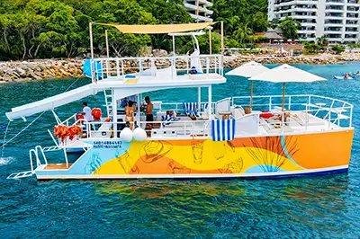 The 45-foot catamaran